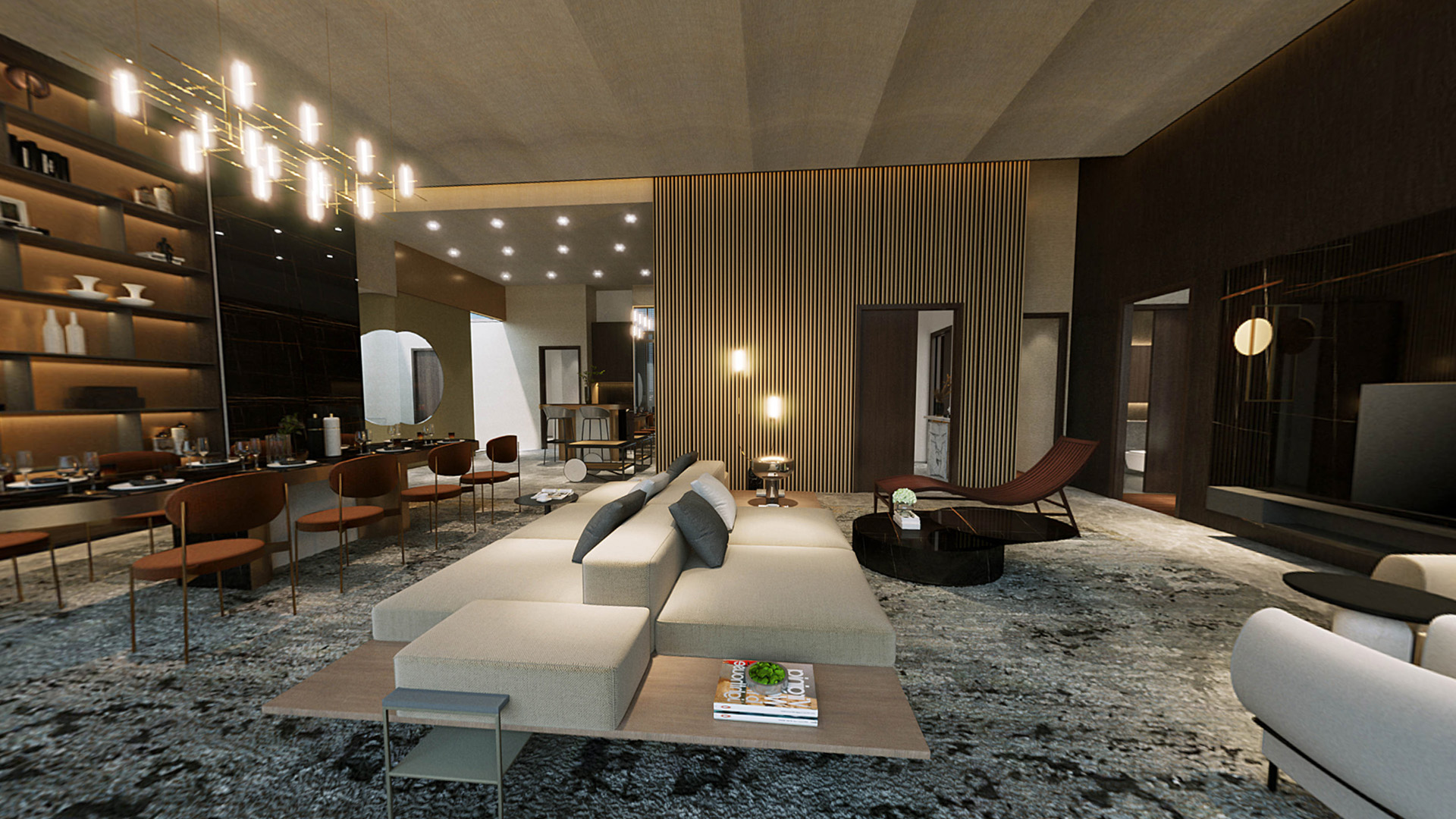 Midtown Modern mixed-development condo Singapore gardens living space