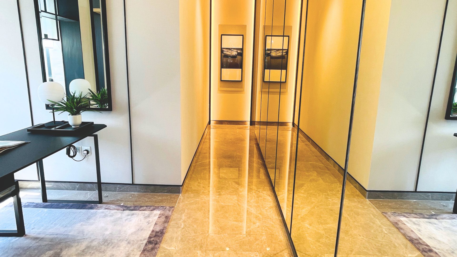 Nouvel 18 Singapore luxury apartments hallway