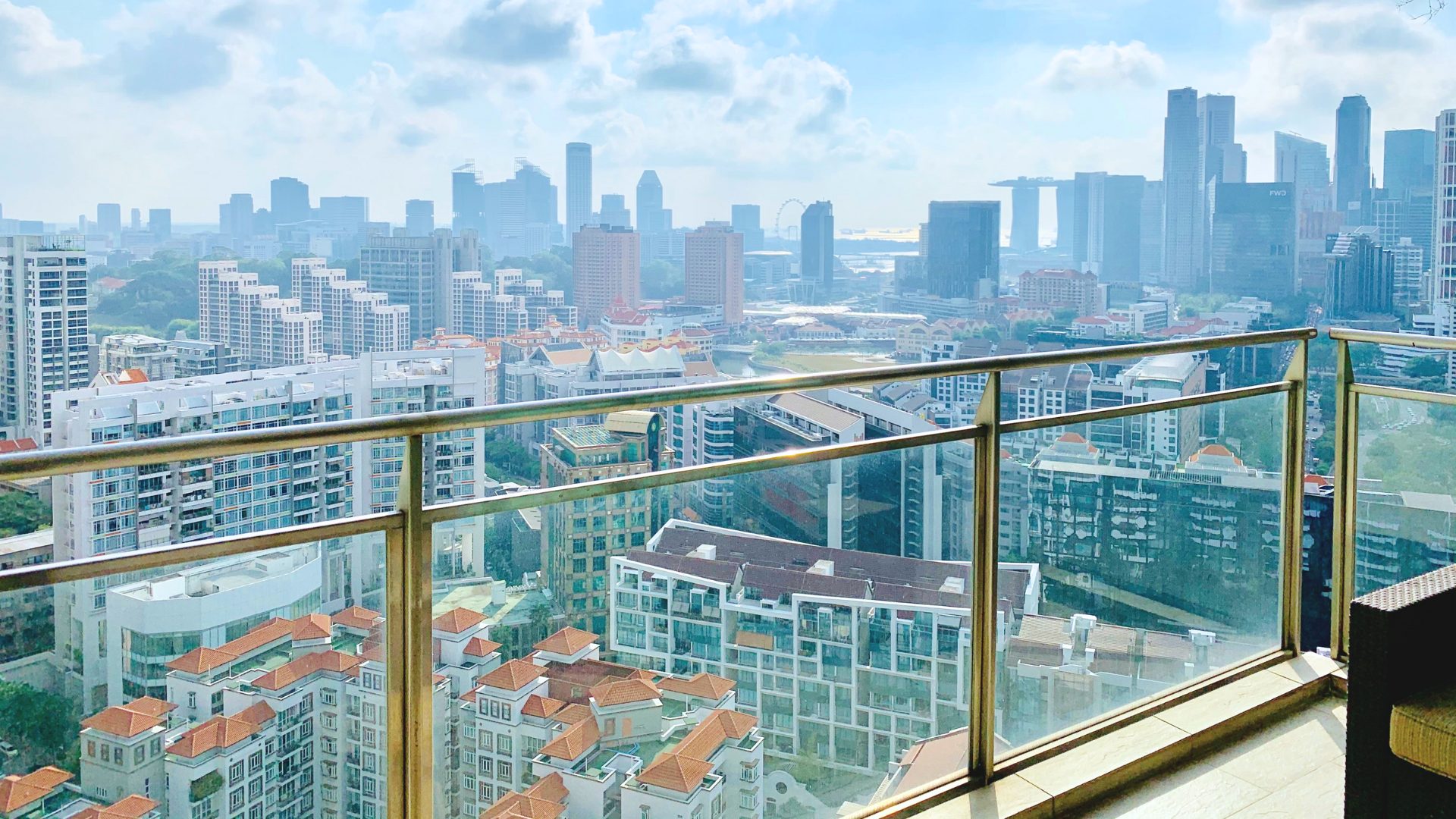 Rivergate Singapore luxury apartments balcony