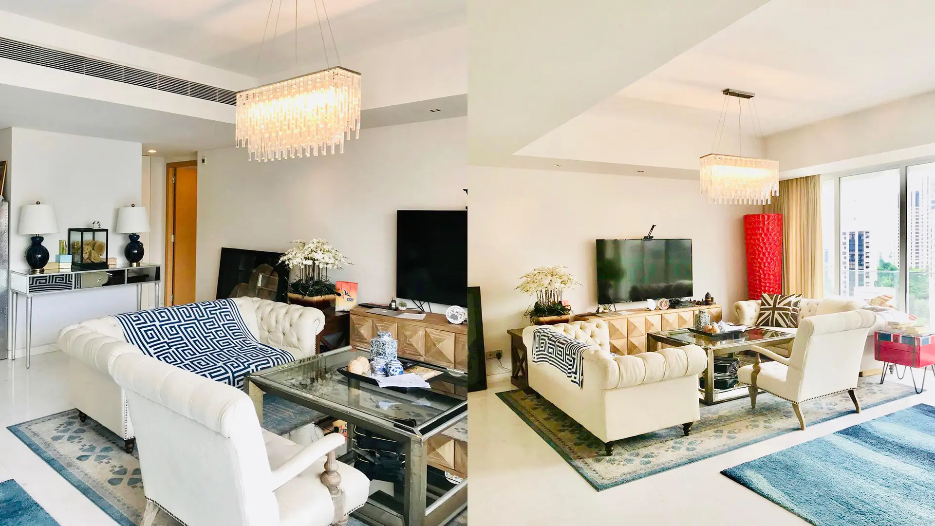 St. Regis Residences Singapore luxury apartments living room
