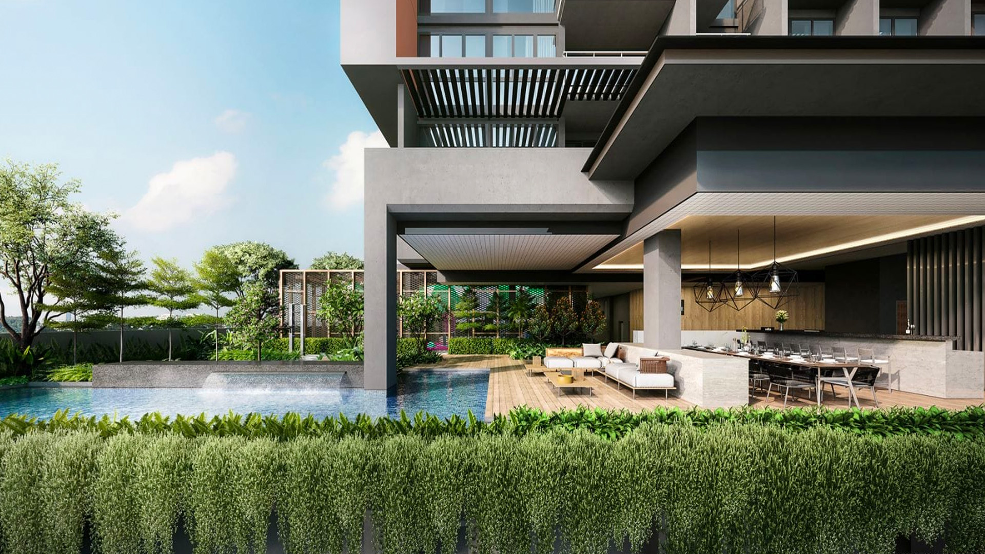The Atelier pool