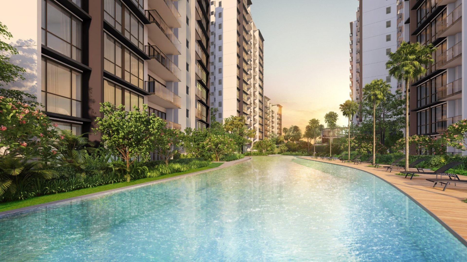 The Botany at Dairy Farm Singapore luxury apartments pool