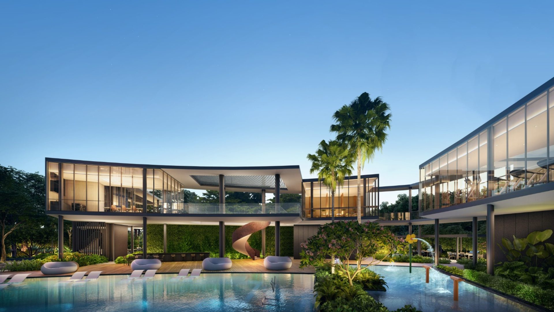 The Botany at Dairy Farm Singapore luxury apartments pool