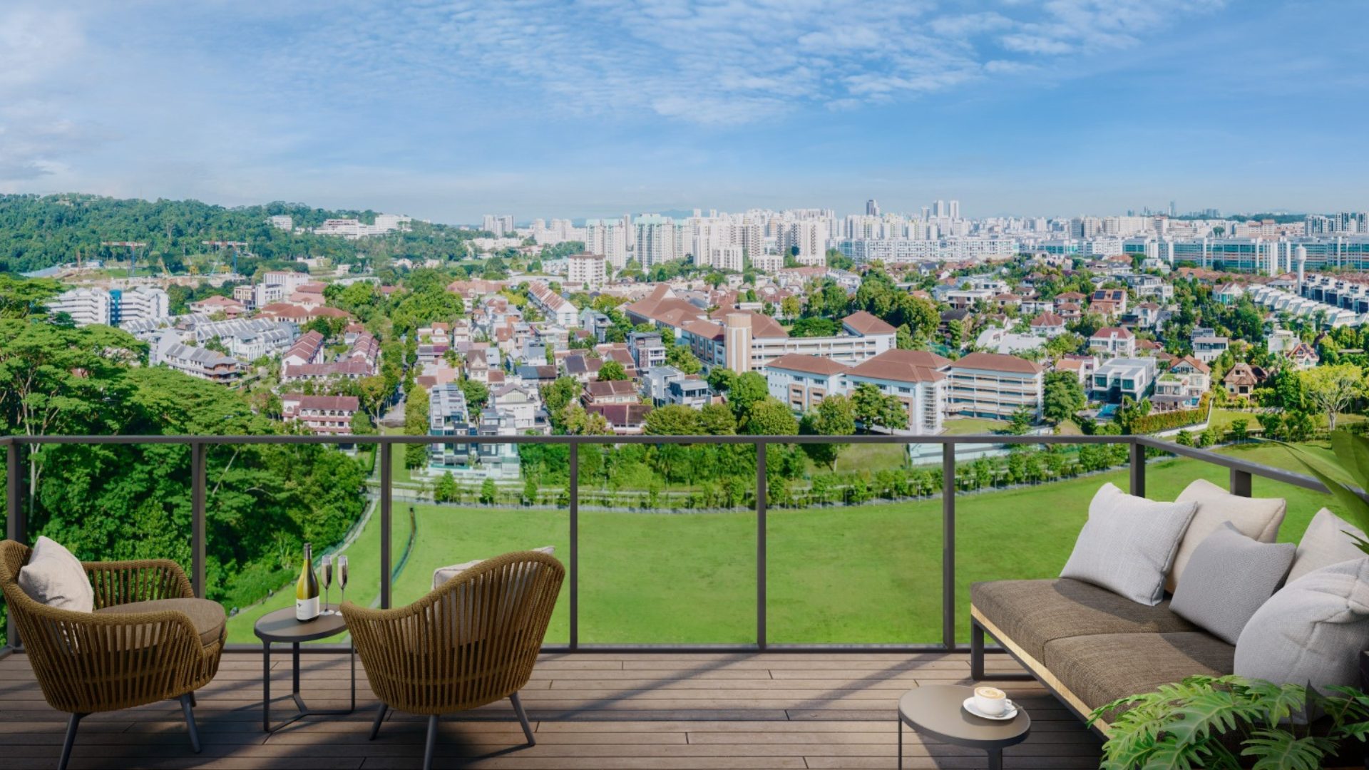The Botany at Dairy Farm Singapore luxury apartments view