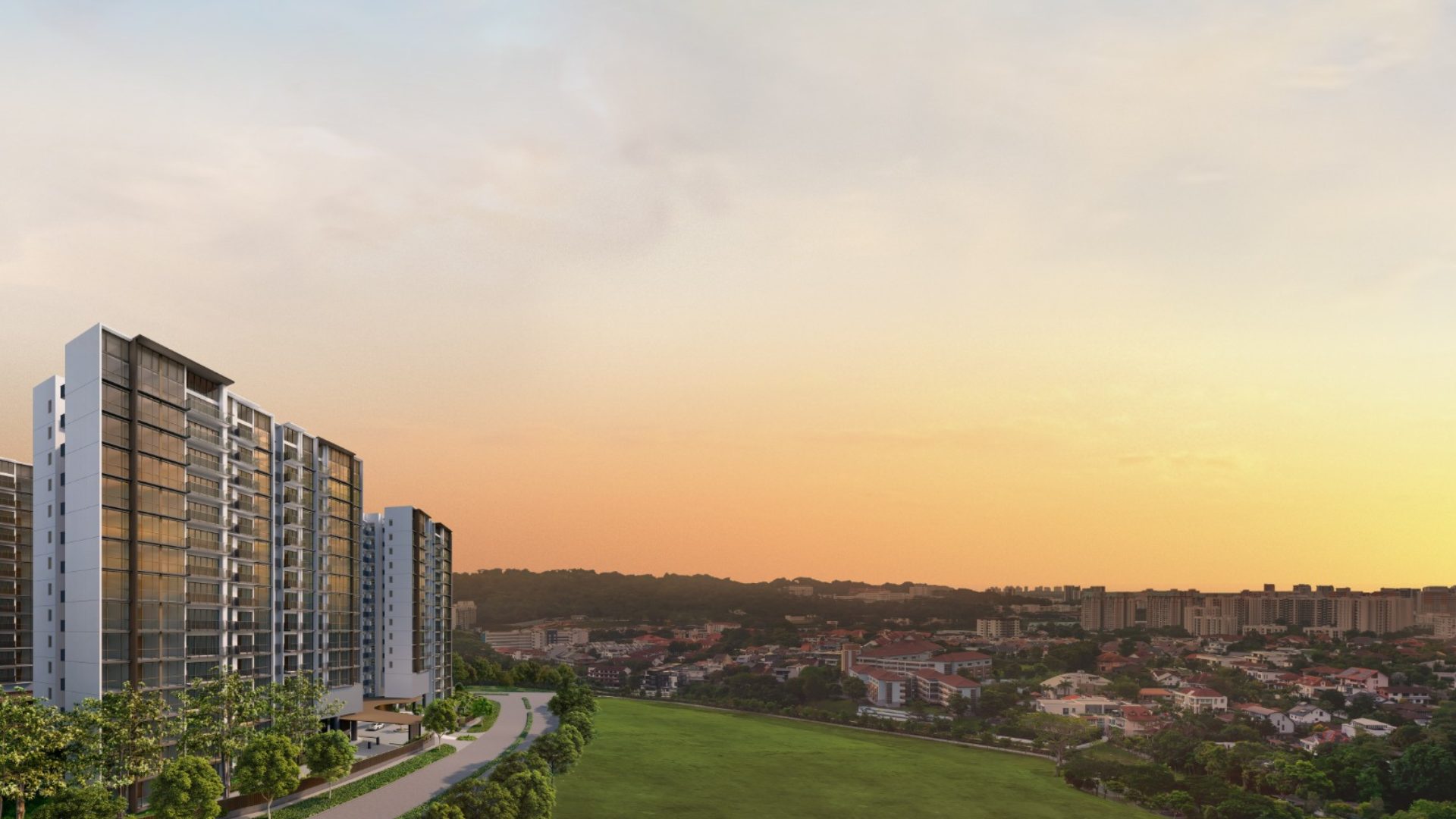 The Botany at Dairy Farm Singapore luxury apartments view