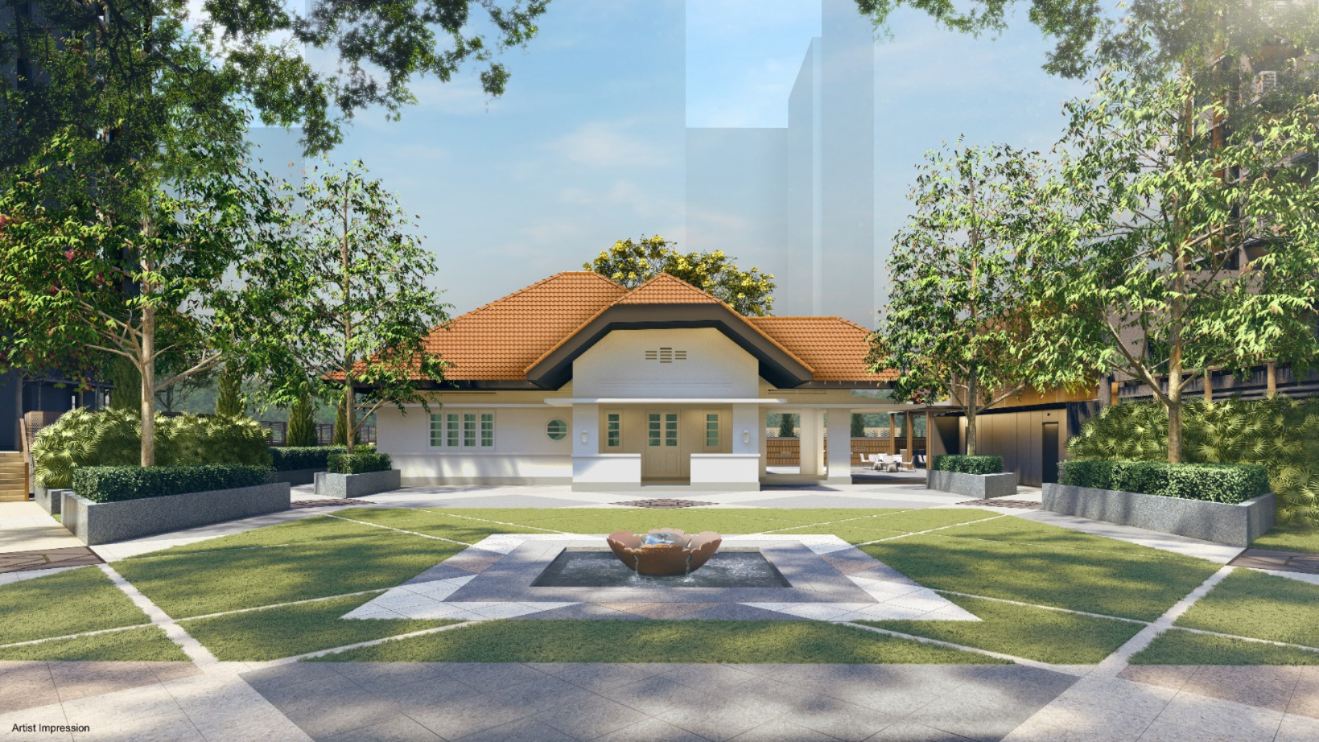 The Continuum Singapore luxury apartments clubhouse