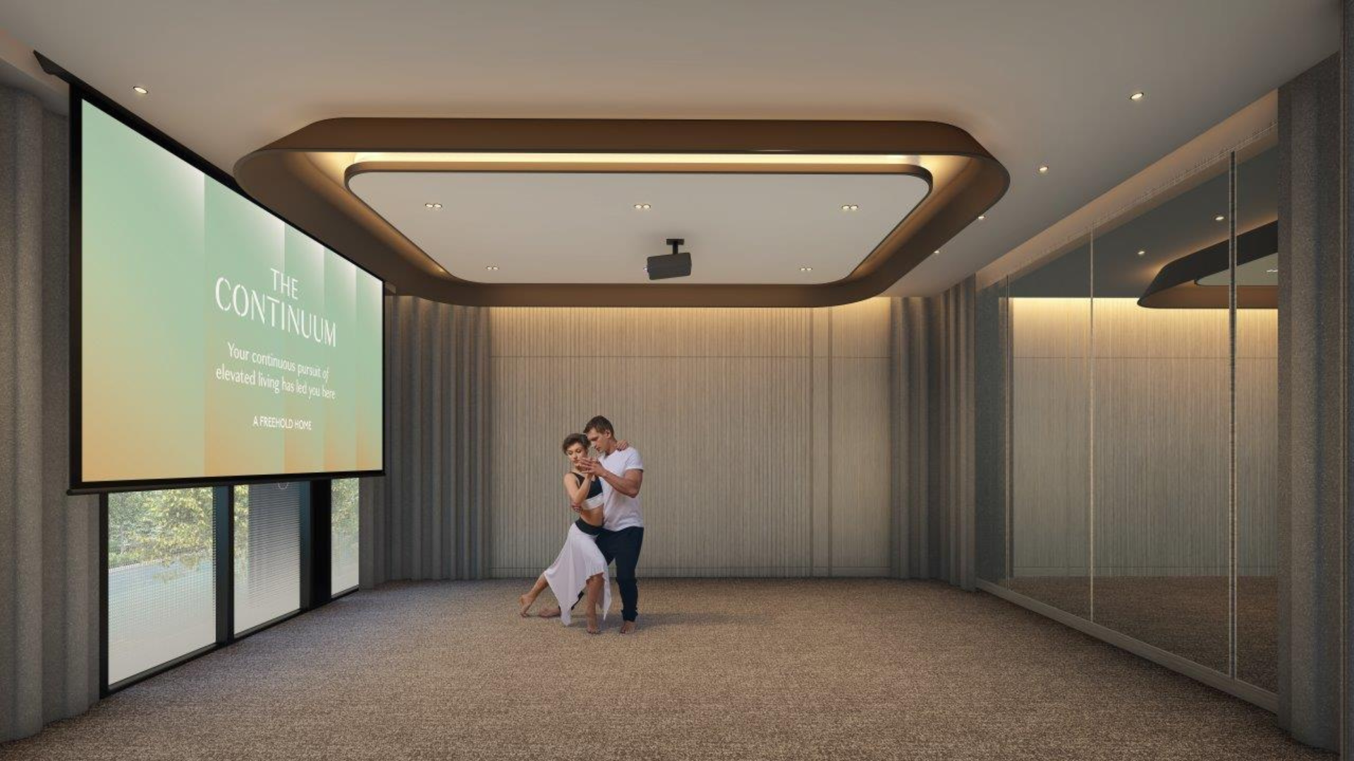 The Continuum Singapore luxury apartments dance room