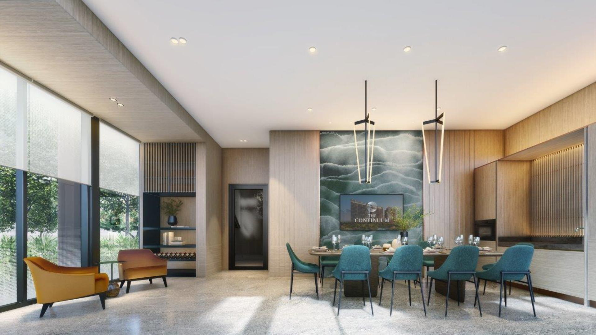 The Continuum Singapore luxury apartments dining room