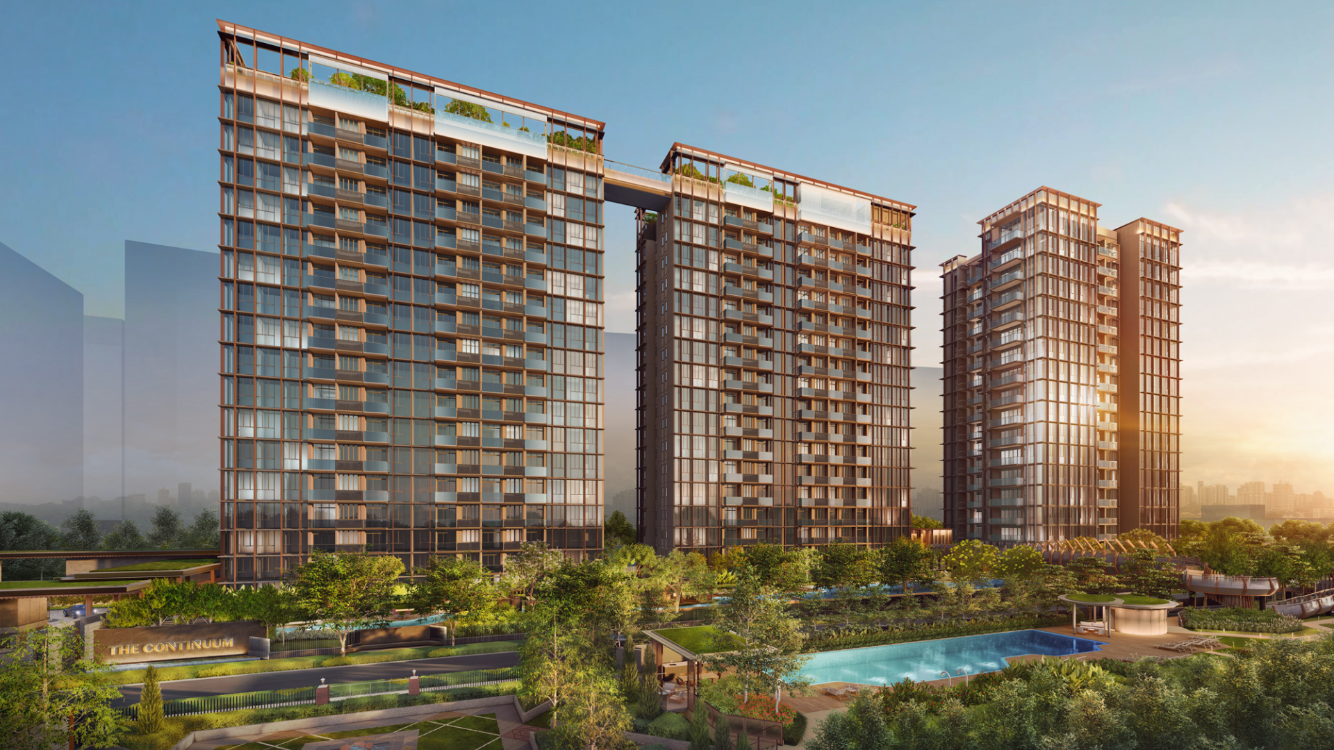 The Continuum Singapore luxury apartments exterior