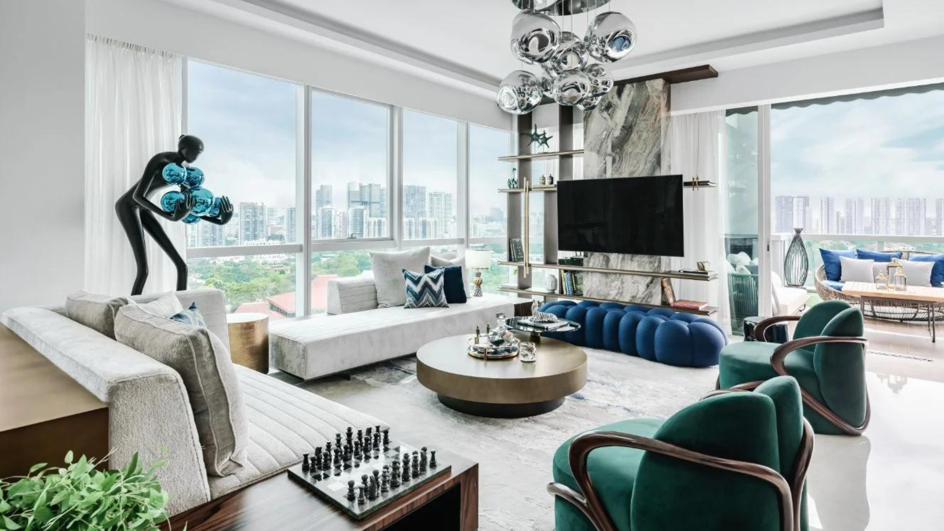 The Grange Penthouse Singapore luxury apartments communal area