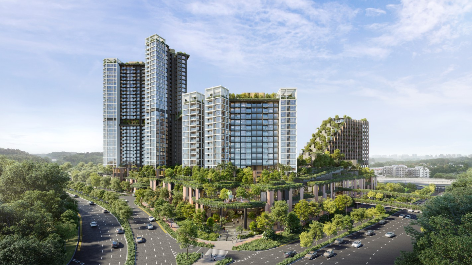 The Reserve Residences Singapore luxury apartments exterior