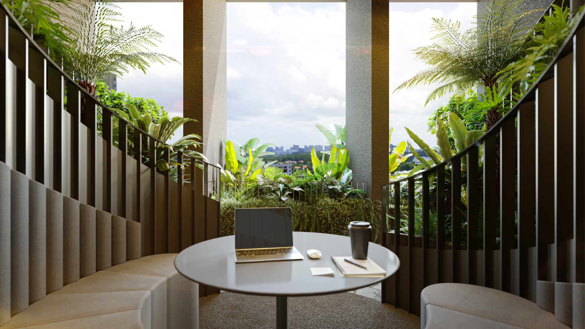 The Reserve Residences Singapore luxury apartments sitting area