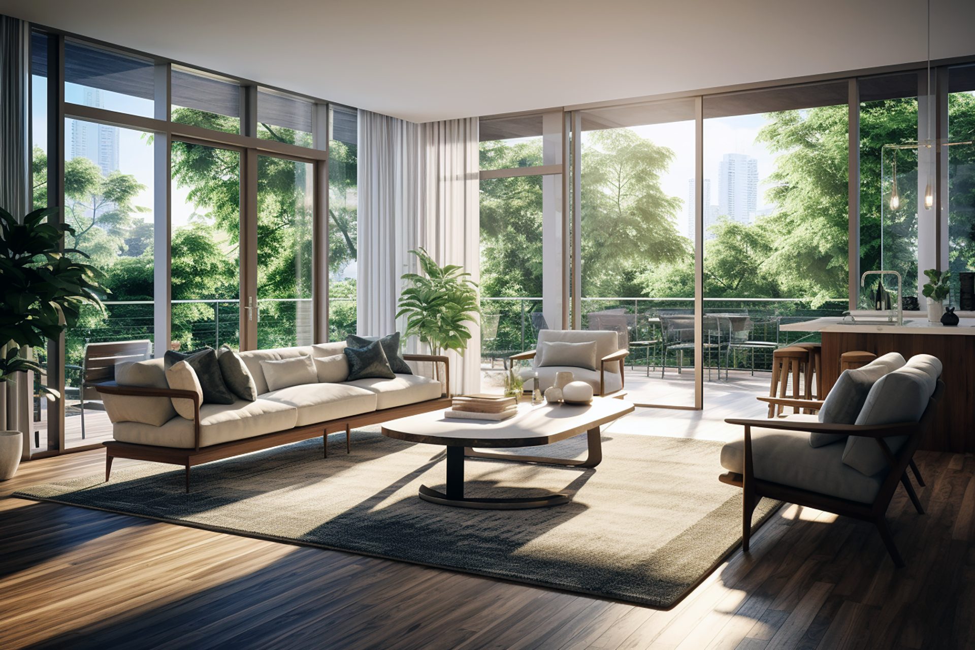 Watten Estate Condo living interior design