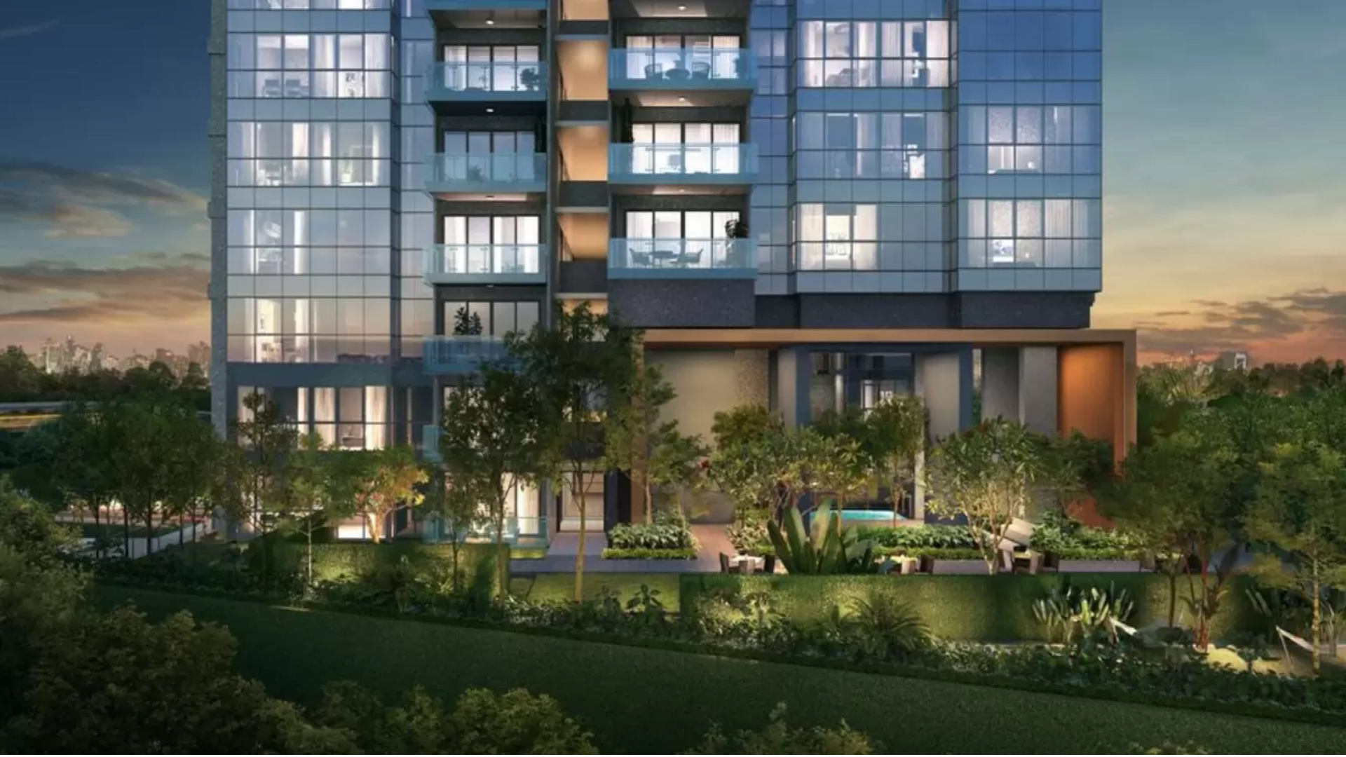 Wilshire Residences Singapore luxury apartments exterior