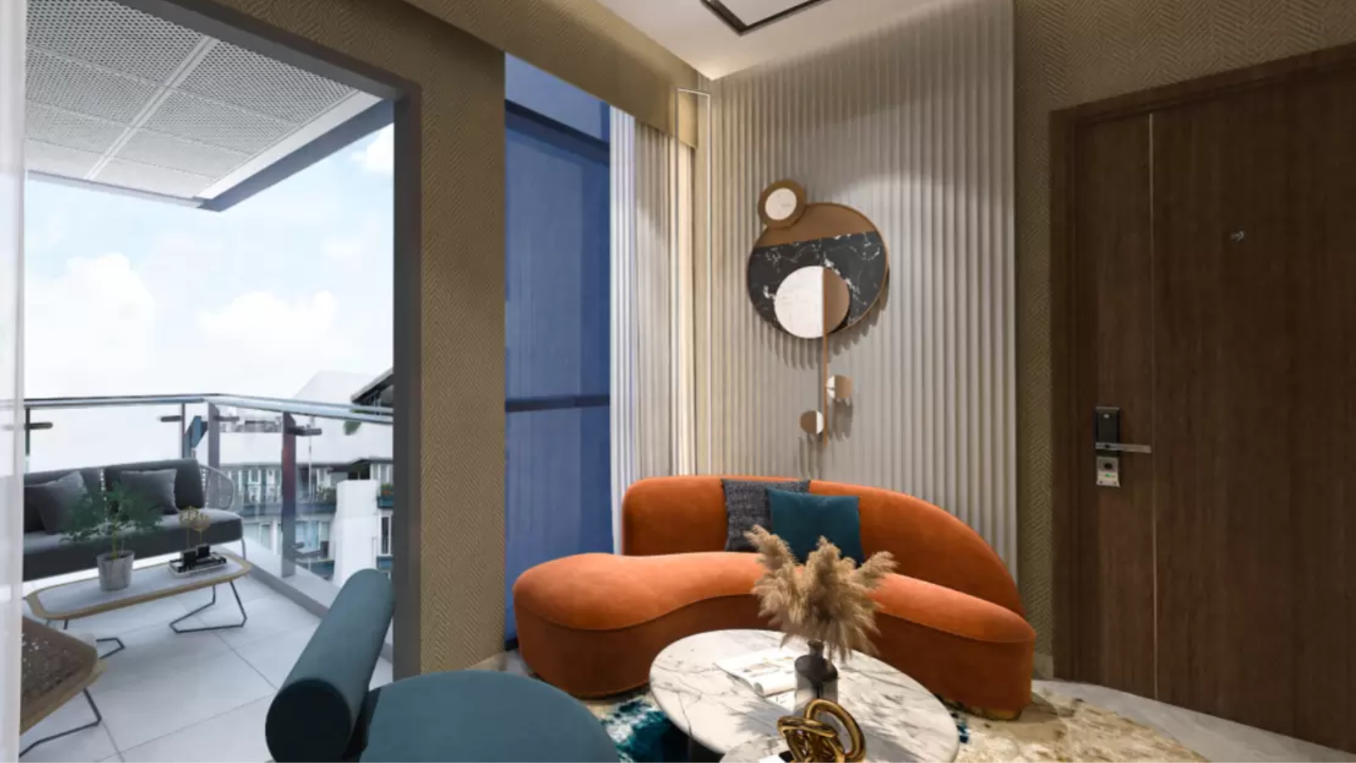 Wilshire Residences Singapore luxury apartments living room