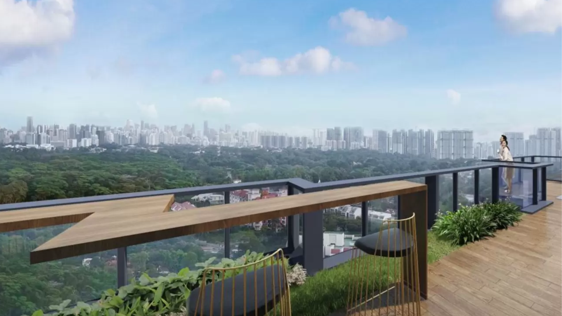 Wilshire Residences Singapore luxury apartments roof