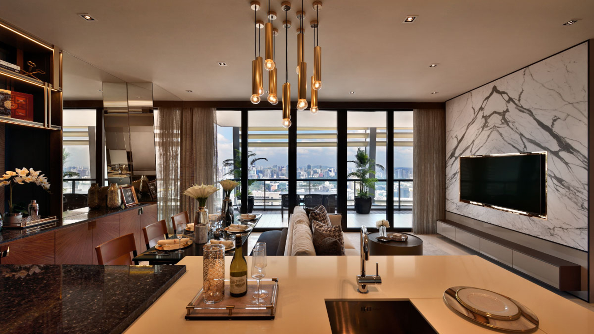 new freehold property launch singapore Marina View living