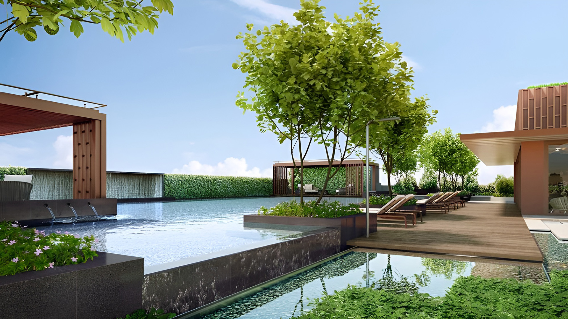One Bernam Singapore luxury apartments Outdoor Pool