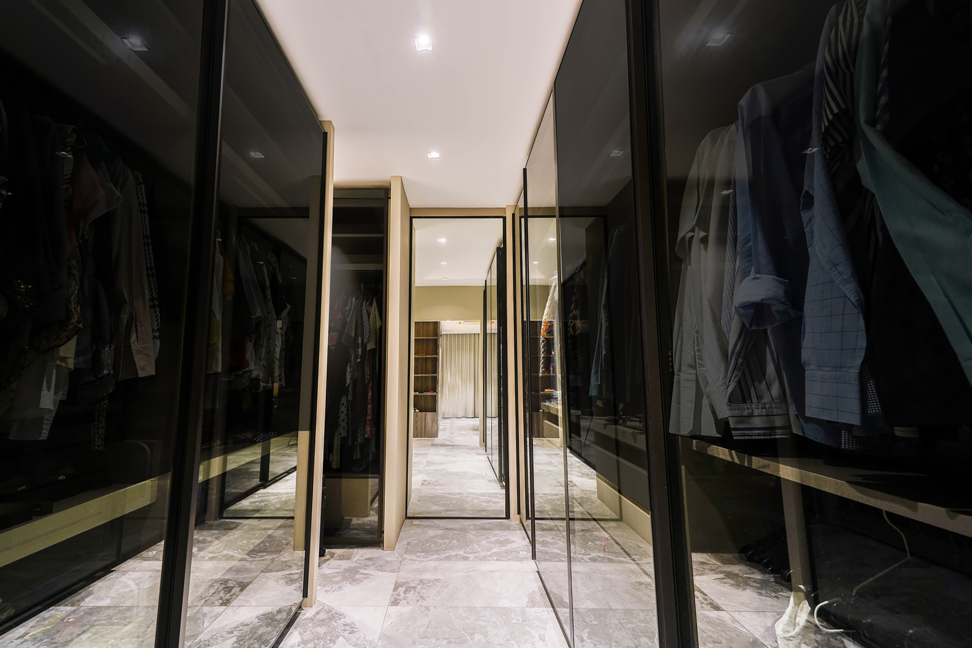 penthouse condo master wardrobe