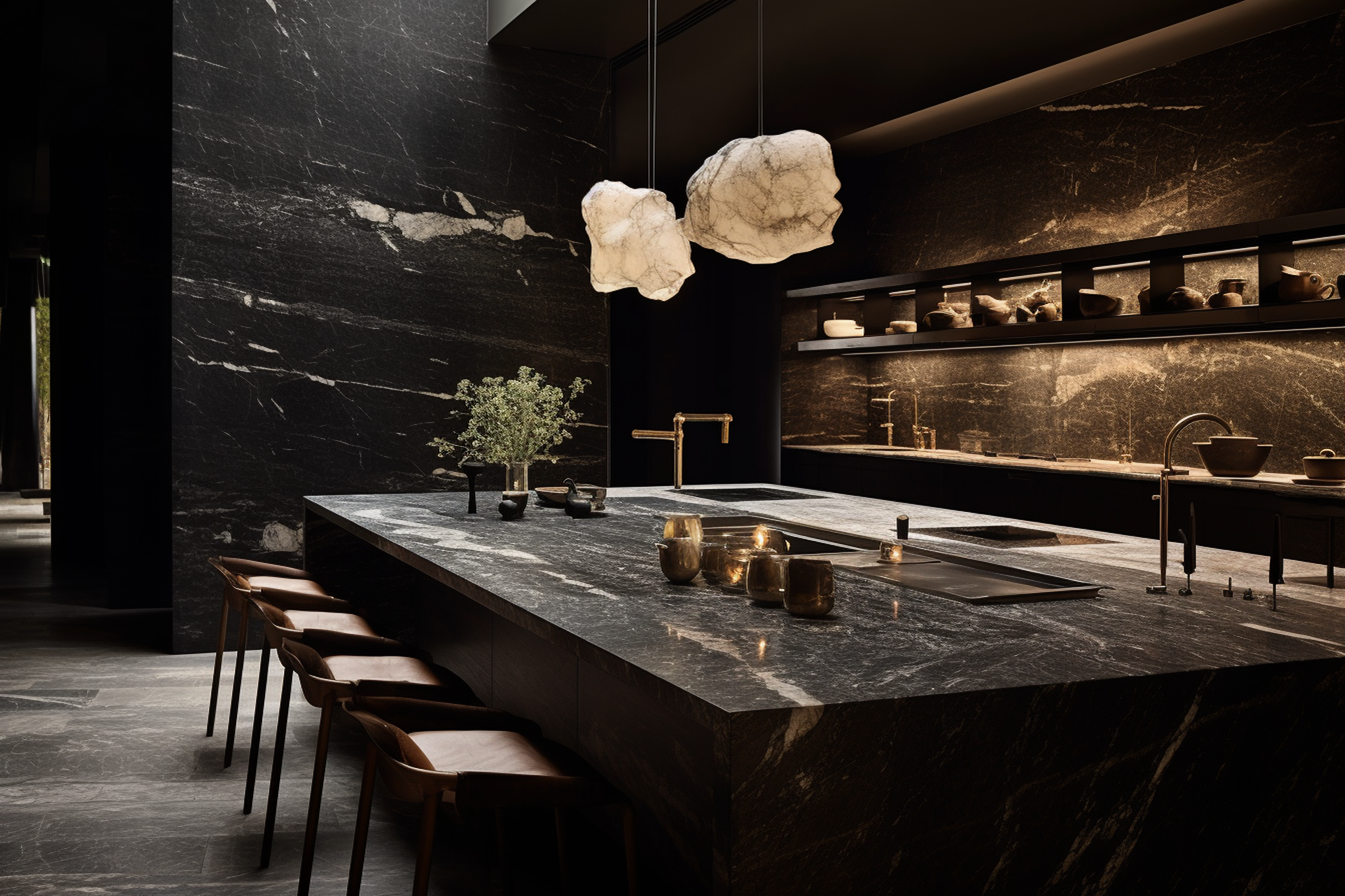 ultra luxury homes kitchen